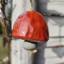 Dzwonek ceramiczny - rękodzieło do ogrodu i na balkon