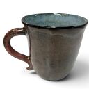 Duży ceramiczny kubek do herbaty i kawy - ręcznie robiony