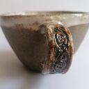 Duży kubek "Rowerowe LOVE" 2 - ceramika handmade z gliny szamotowej