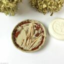Ceramiczna mydelniczka i spodeczek "Trawy"