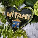 WITAMY piękna zawieszka ceramiczna