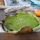 Ceramiczna patera liść kasztanowca ( c918)