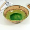 Ręcznie robiona i malowana ceramiczne misa dekoracyjna