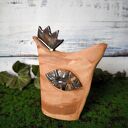 Kurka w rustykalnym stylu - ceramiczna figurka handmade