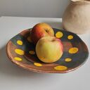 Ceramiczna patera w grochy