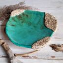 Patera, misa ceramiczna z ornamentem