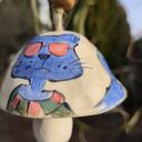 Ręcznie malowany dzwonek ceramiczny - Wolna Chwila