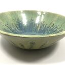 Ceramiczna umywalka „Zieleń” - ręcznie formowana glina szamotowa