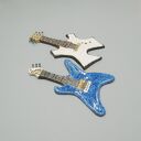 Gitara rokowa II - ręcznie wykonana dekoracja ceramiczna z metalowymi detalami