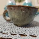 Ręcznie robiony kubek ceramiczny dla niej - szkliwiony i dwukrotnie wypalany (ok. 150 ml)