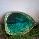 Talerz ceramiczny - liść do sushi i przystawek