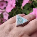 Pierścionek ceramiczny 26 - ręcznie wykonana biżuteria