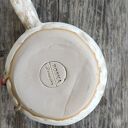 Kubek ceramiczny z kwiatami handmade 350 ml