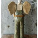 Anioł farmer - ceramika handmade ok. 33 cm