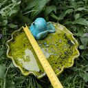 Poidło ceramiczne do ogrodu - ptaszki (rękodzieło)