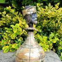 Szach mat - rzeźba ceramiczna raku 27 cm