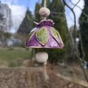 dzwonek ceramiczny sowa