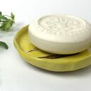 Ceramiczna mydelniczka ręcznie robiona "Złote lato"