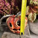 Dynia ceramiczna halloweenowa - ręcznie robiony lampion do domu