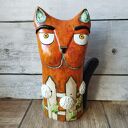 Zestaw barwnych kotów