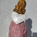 Anioł ceramiczny na komunię i chrzest - ręcznie wykonany