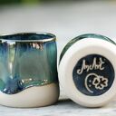Czarka ceramiczna Krzywa 200 ml - unikatowa ceramika handmade