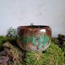 Ręcznie robiony kubek ceramiczny z serduszkiem w środku