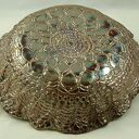 Patera Złoto i Ogień - złota salaterka z ceramiki handmade