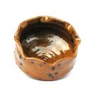 Czereśniówka - ceramiczna miseczka handmade z pofalowanym brzegiem jak kwiat