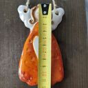 Ręcznie robiony anioł ceramiczny - zawieszka Wolna Chwila (ok. 12 cm)