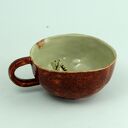 Ceramiczna duża filiżanka-kubek z figurką konia