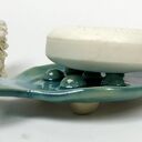 Ceramiczna mydelniczka ręcznie robiona „Rybcia turkus”