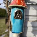Dzwonek ceramiczny Wolna Chwila - dekoracja ogrodu i na balkon