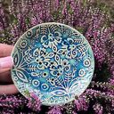 Folkowa mydelniczka ceramiczna