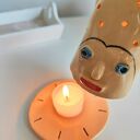 Lampion ceramiczny na tealight - ręcznie lepiona dekoracja na wyjątkowe wieczory