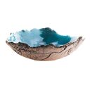 Misa ceramiczna - ręcznie robiona patera z jasnej gliny