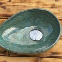 Unikatowa mała umywalka ceramiczna nablatowa