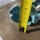 Kwiaty ceramiczne 4 szt na druciku dla mamy - turkusowe
