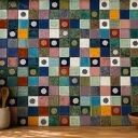 Mini kafelki patchwork ręcznie robione