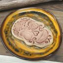 Talerzyk ceramiczny z czaszką ( c877)