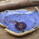 Ceramiczny talerzyk liść ( c879)