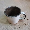 Ceramiczny kubek dla kawosza - ręcznie dekorowany, 300 ml