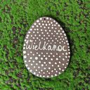 Pisanka XL Wielkanoc - zawieszka ceramiczna w kropki