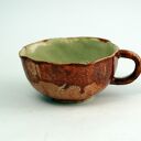 Duża ceramiczna filiżanka z figurką konia
