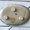 Mydelniczka ceramiczna "Pokryte rdzą" z motywem roślinnym
