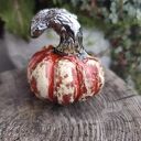 Ceramiczna dynia - ręcznie wykonana dekoracja jesienna