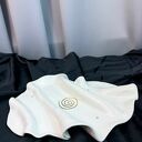 Golden Spiral Platter - patera z białej porcelany ze złotą spiralą