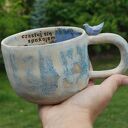 Duży kubek ceramiczny na herbatę 400 ml