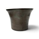 Ceramiczna czarka handmade w turkusowo-brązowych odcieniach