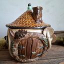 Czarka, cukiernica, pojemnik ceramiczny - Bajkowy domek